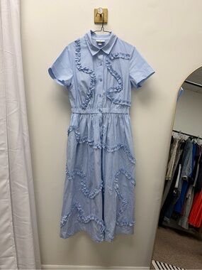 KATE SPADE for target blue stripe shirt dress